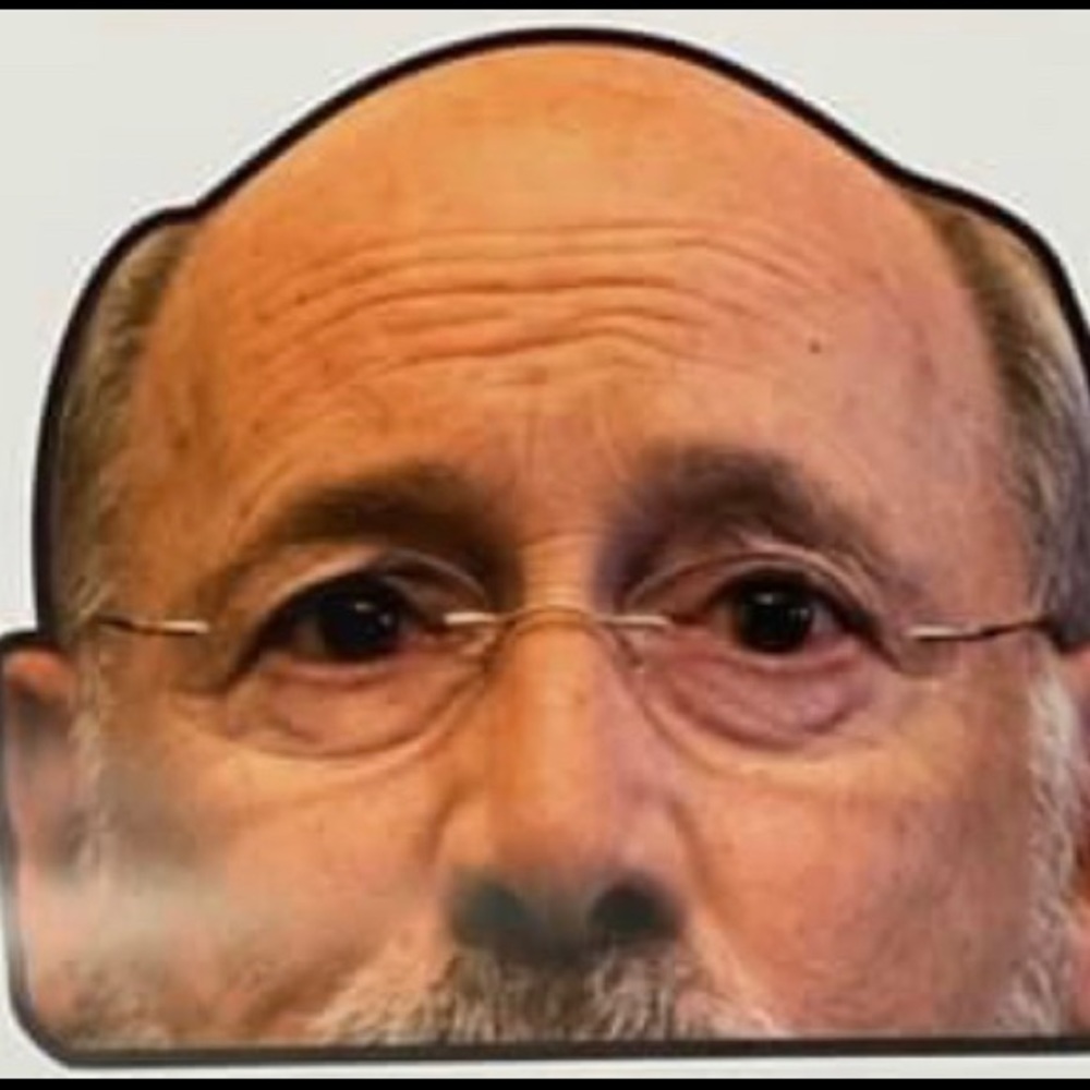 Governor Wolf peeking in the Window Decal